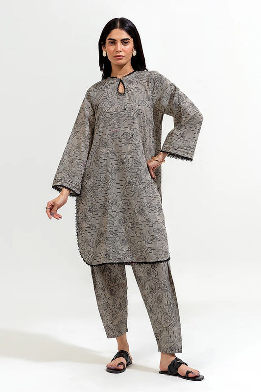 2 Piece Printed Lawn Suit (Pret)