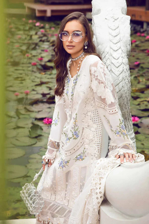 White  Lawn  Embroidered