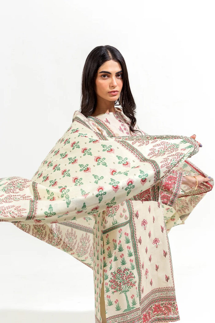 3 Piece Embroidered Lawn Suit