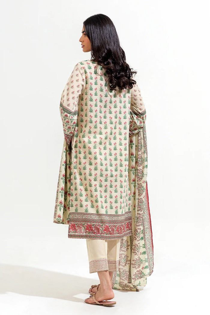 3 Piece Embroidered Lawn Suit