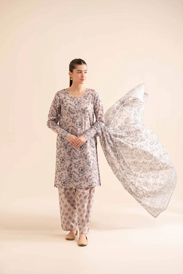 3 Piece - Printed Suit - PS24-254