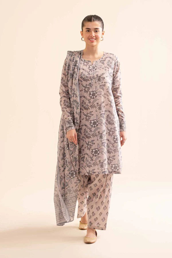 3 Piece - Printed Suit - PS24-254