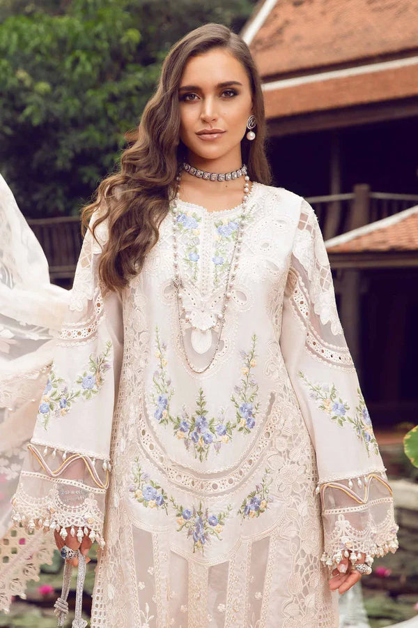 White  Lawn  Embroidered