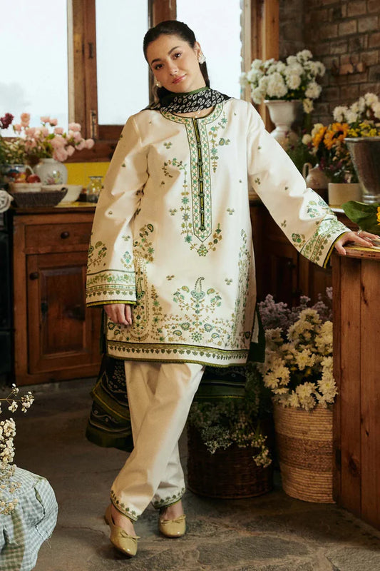 Zara Shahjahan - Cream  Coco - D7-A Arela