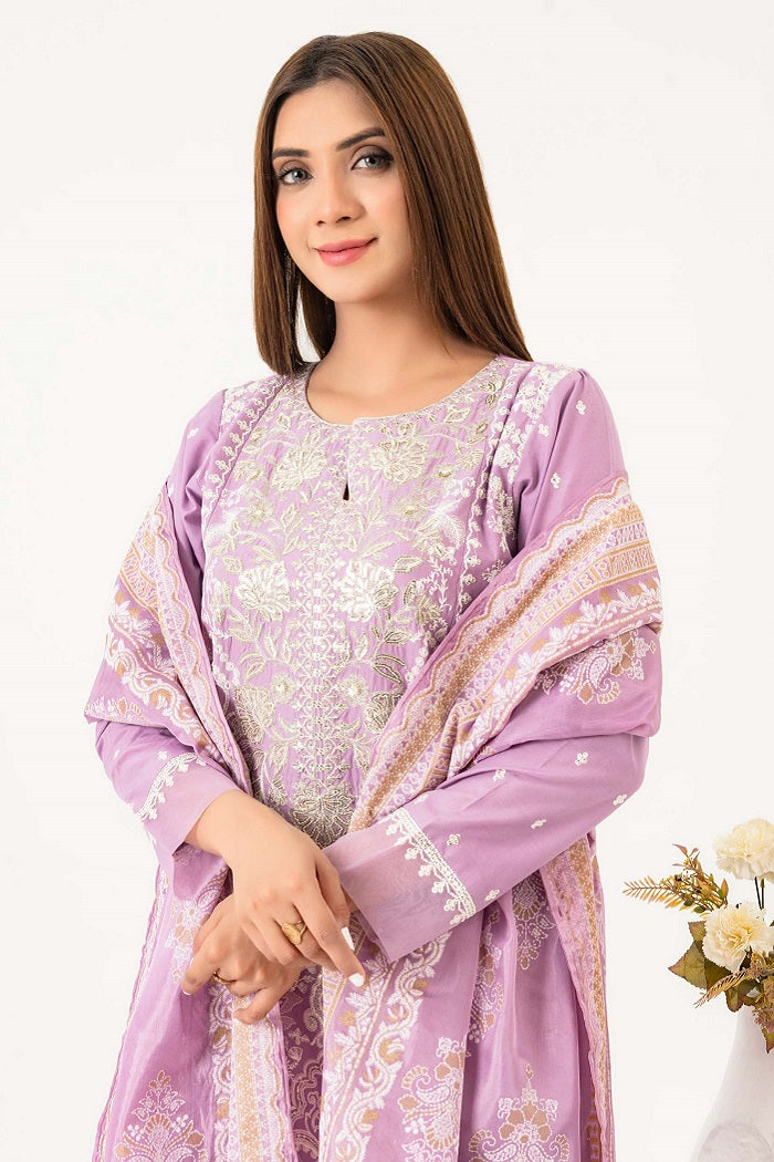 3 Piece Lawn Suit-Embroidered (P9687SU)