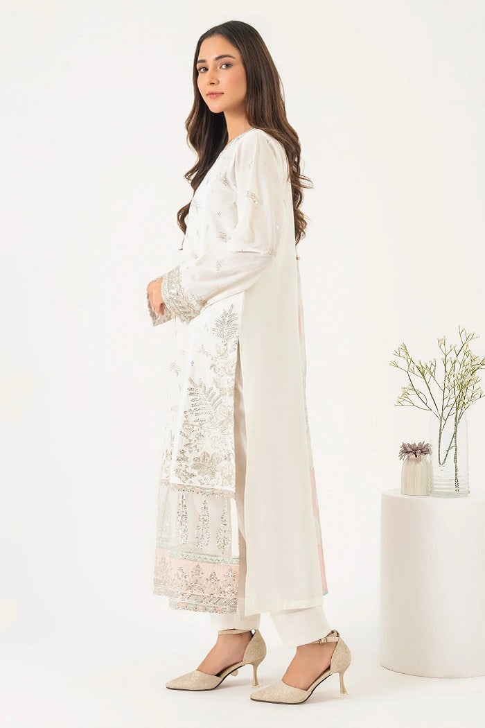 Dued Embroidered Shirt Dupatta Trouser