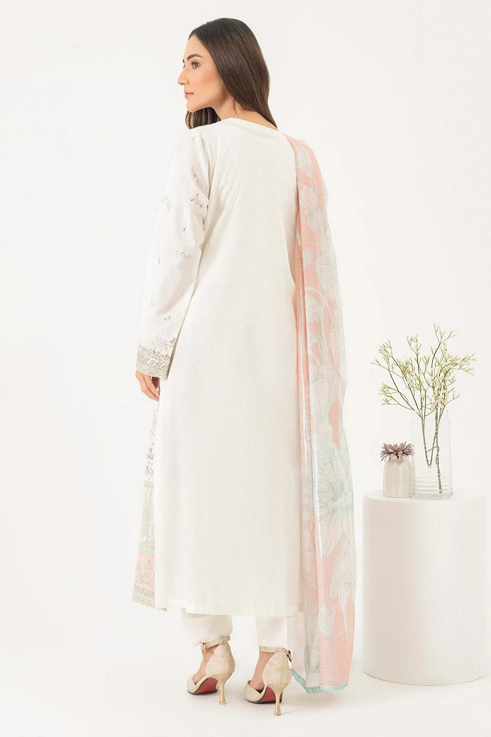 Dued Embroidered Shirt Dupatta Trouser