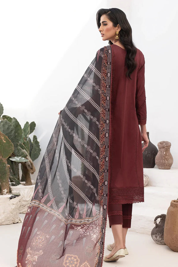 Maroon Lawn Zarif Dress