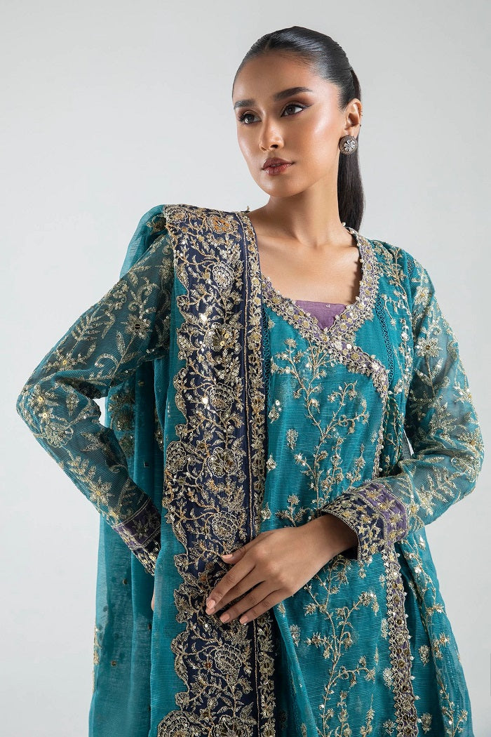 Sana Safinaz Sea Green Cotton Dress