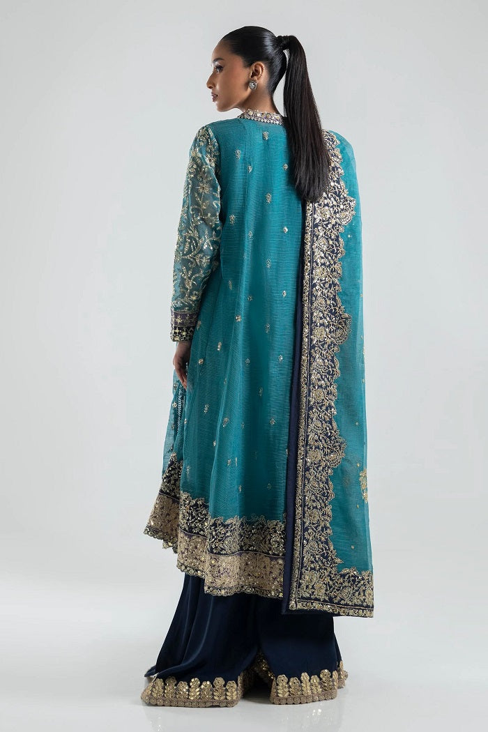 Sana Safinaz Sea Green Cotton Dress